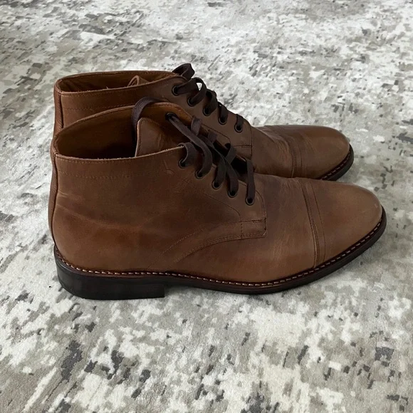 Thursday Boot Company Men's Tan Leather Boots - Picture 3 of 4